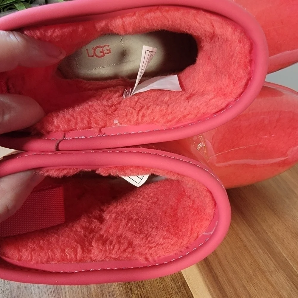 UGG Women's Classic Mini Clear Boot in Pink - Picture 10 of 15